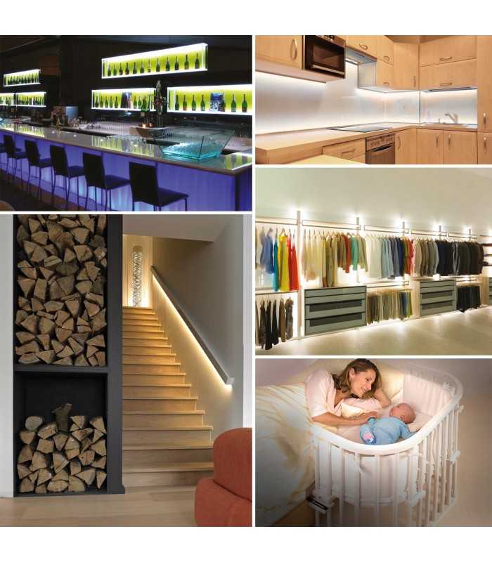 banda led cu comanda prin senzor de proximitate 2m phenom 3