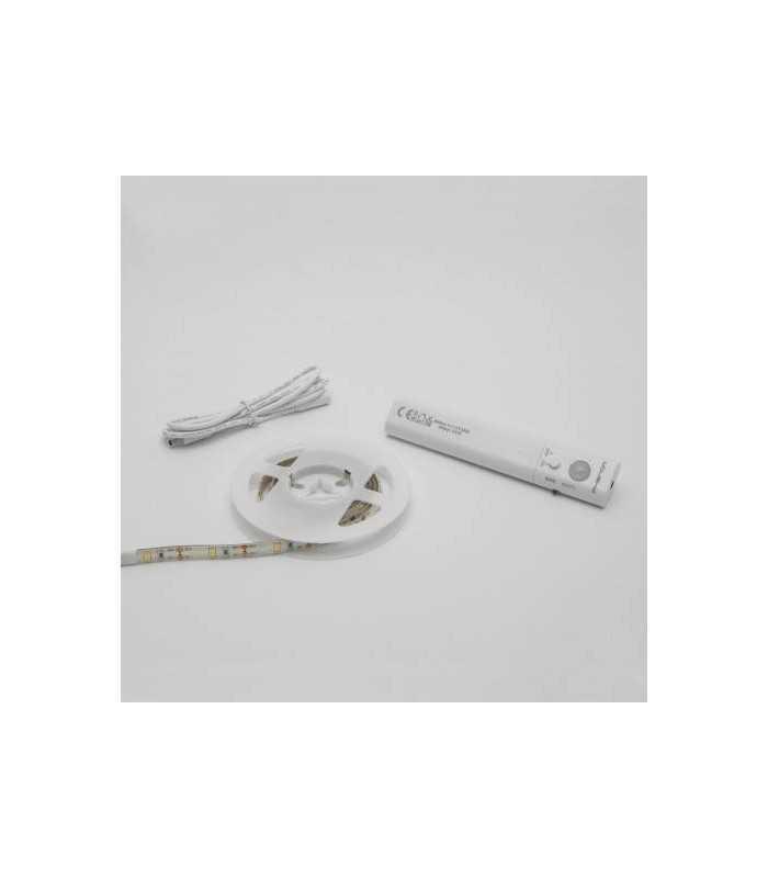 Banda LED cu senzor de miscare cu baterie 100cm alb cald 3000K Phenom Lighting