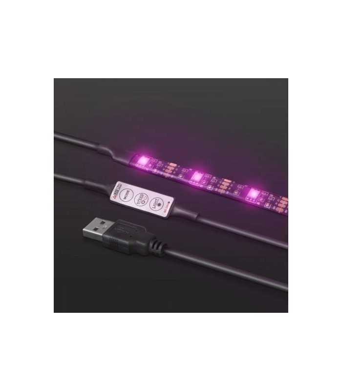 banda led iluminare fundal tv 24 60 rgb phenom 2