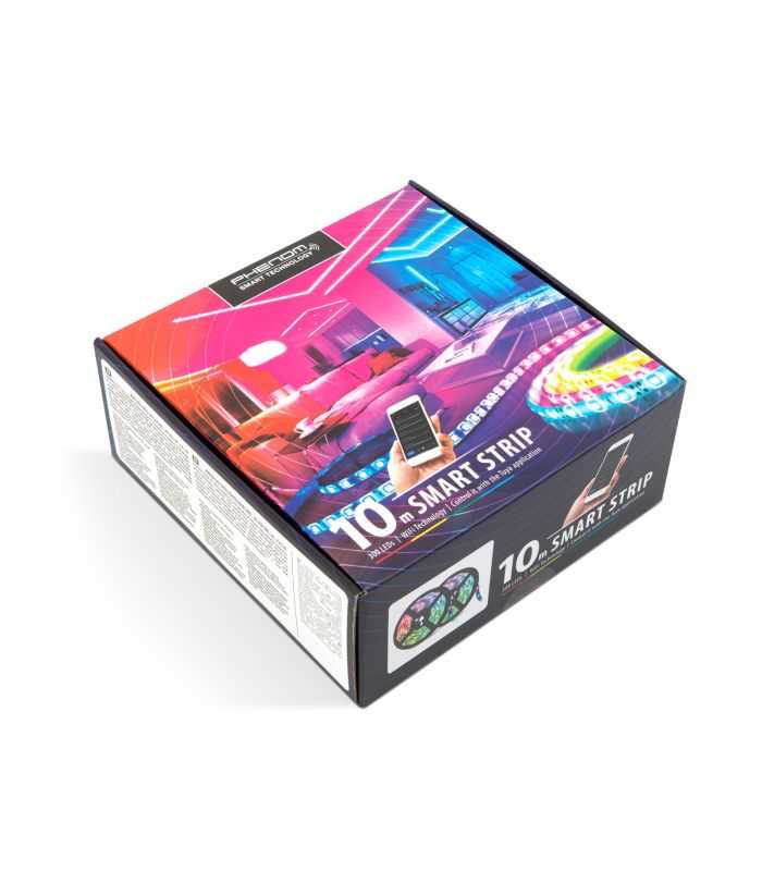 Banda Led Inteligenta Rgb Smd 30led Uri M 2x5m Pachet Phenom