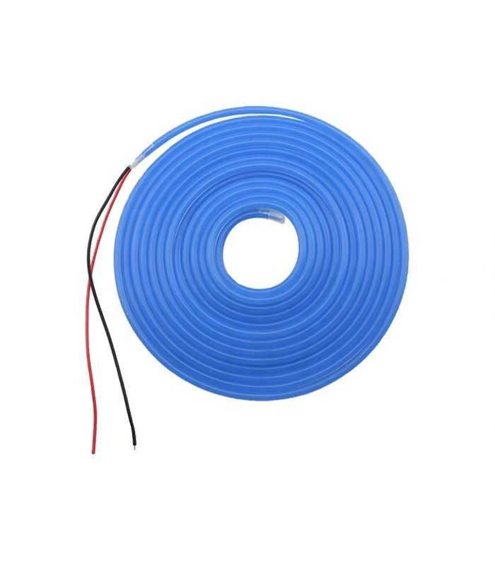 Banda Led Neon Albastru 2835 24v 120led M 6mm Ip65 8w M 5m Ipixel Led N006120bc1lz Blue