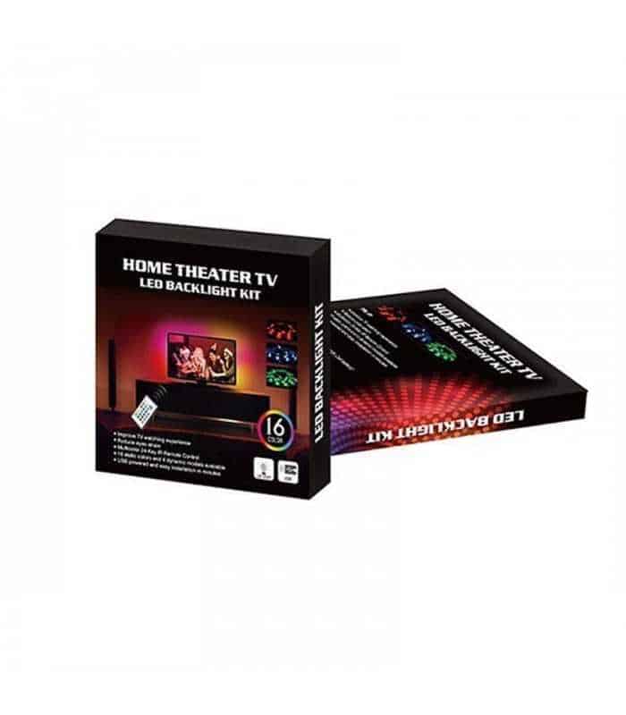 Banda LED RGB backlight ambiental iluminare TV Cabletech