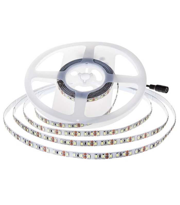 Banda LED SM2835 24V 12W/m 168LED/m 1680lm/m 4000K IP20 5M V-tac SKU-212597