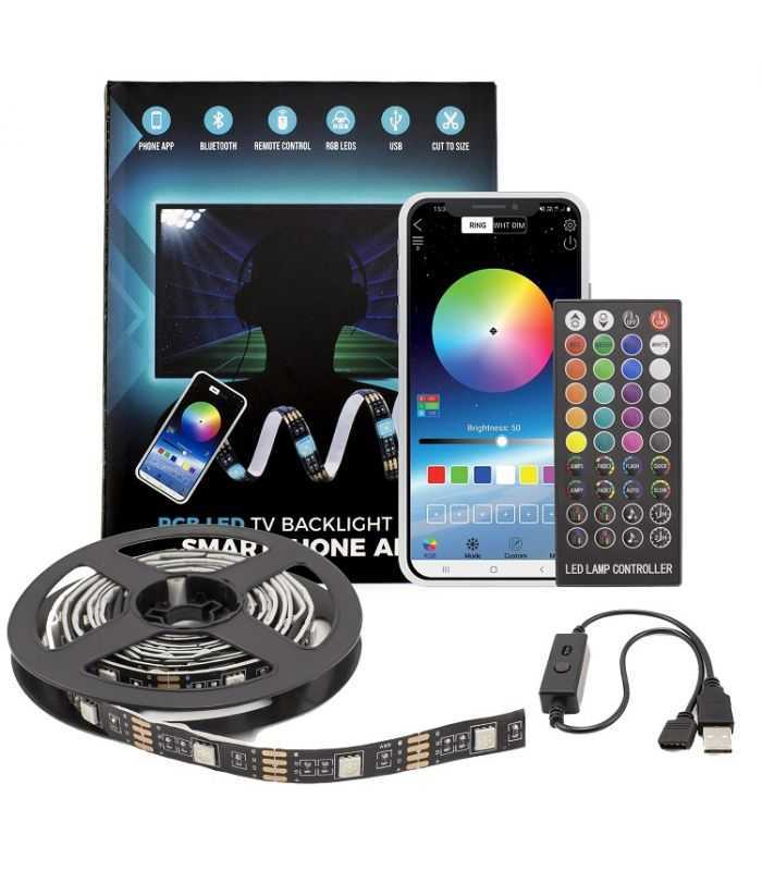 banda led smart pentru iluminare fundal tv 32 42 sunshine 1