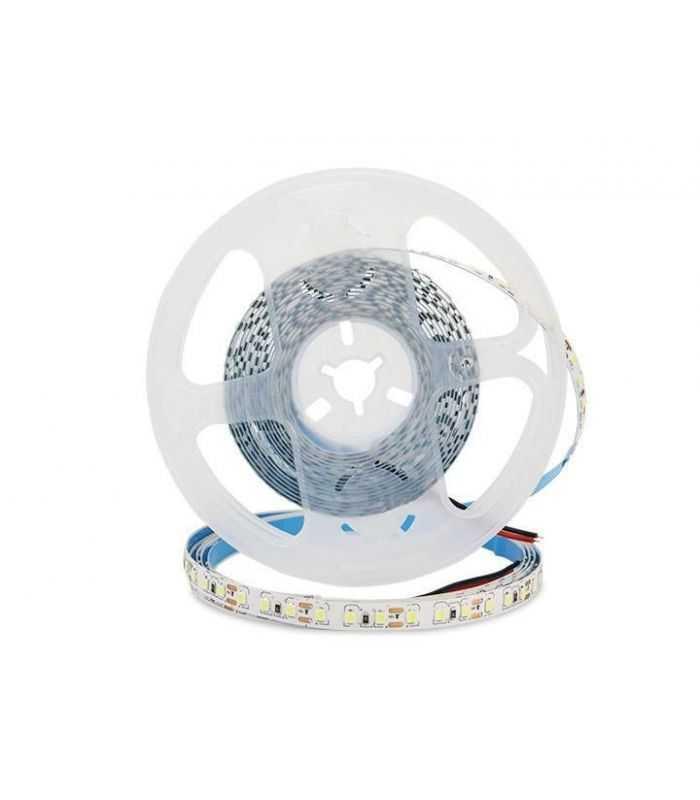 Banda Led Smd2835 Ip20 5m 12v 120led M 96w M Lumina Calda 3000k Well