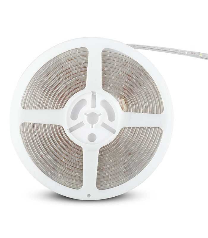 Banda Led Smd3528 12v 32w M 60led M 420lm M Albastru Ip65 5m V Tac Sku 212035