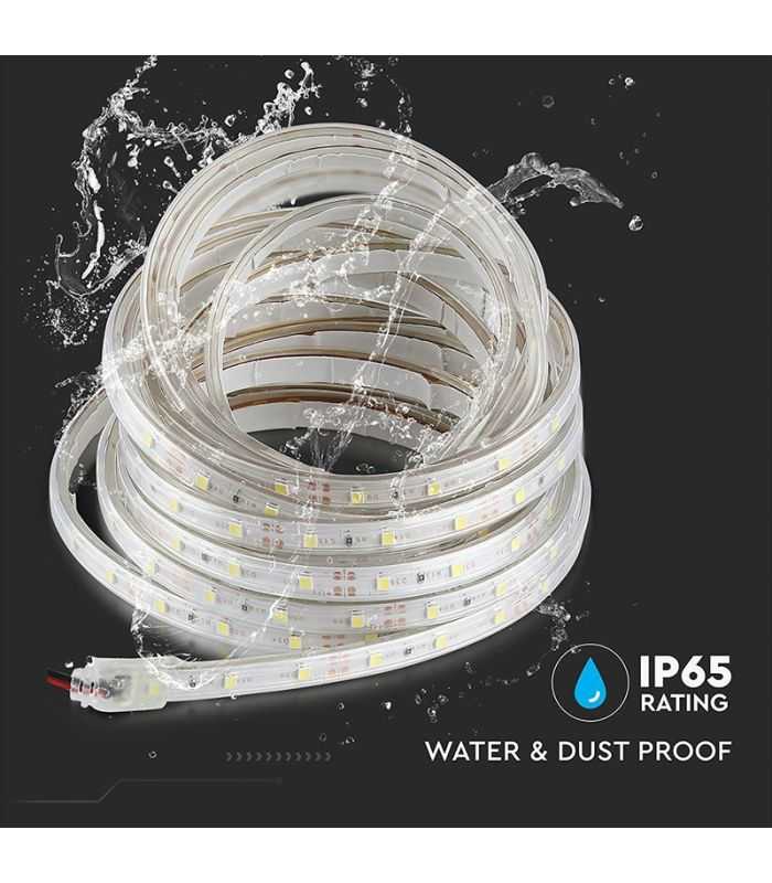 Banda Led Smd3528 12v 32w M 60led M Verde Ip65 5m V Tac Sku 212034