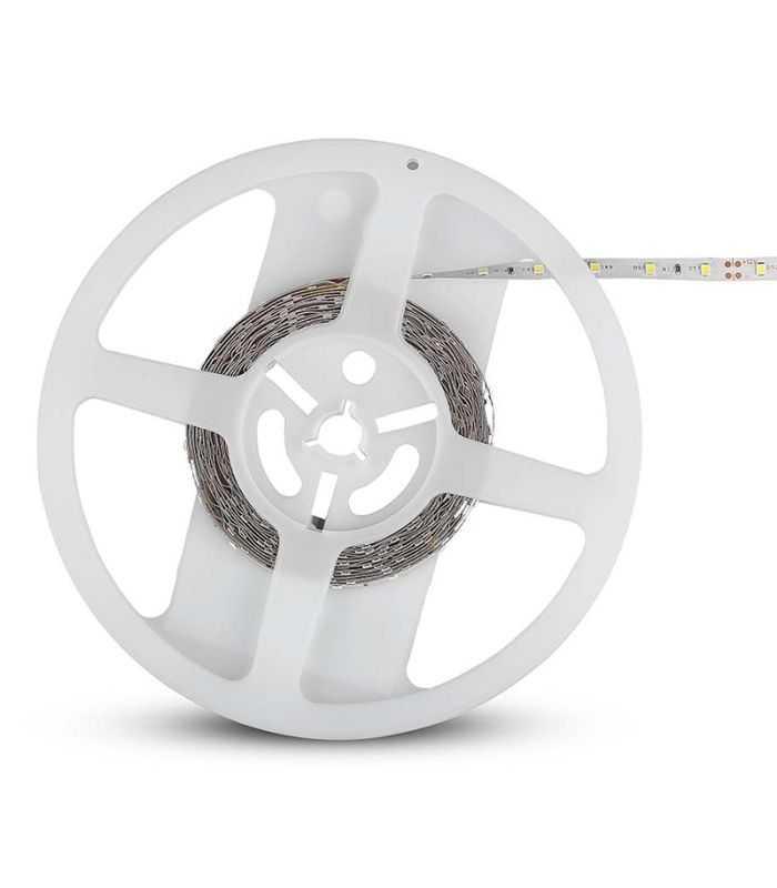 Banda Led Smd3528 60led M Verde 12v Ip20 5m V Tac Sku 212011