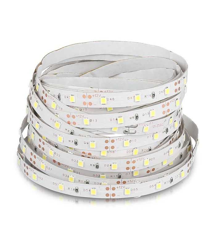 Banda Led Smd3528 60led M Verde 12v Ip20 5m V Tac Sku 212011