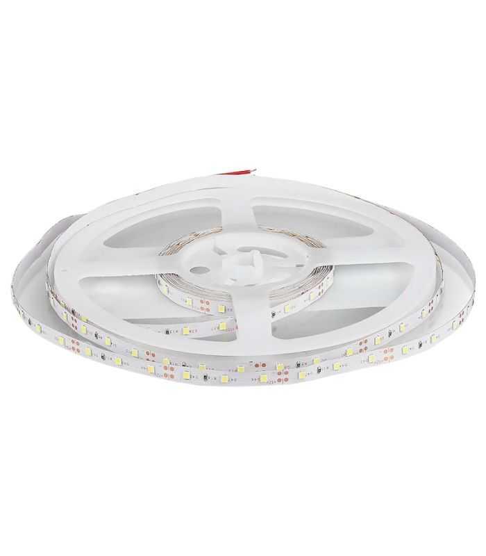 Banda LED SMD3528 60LED/m verde 12V IP20 5m V-TAC SKU-212011