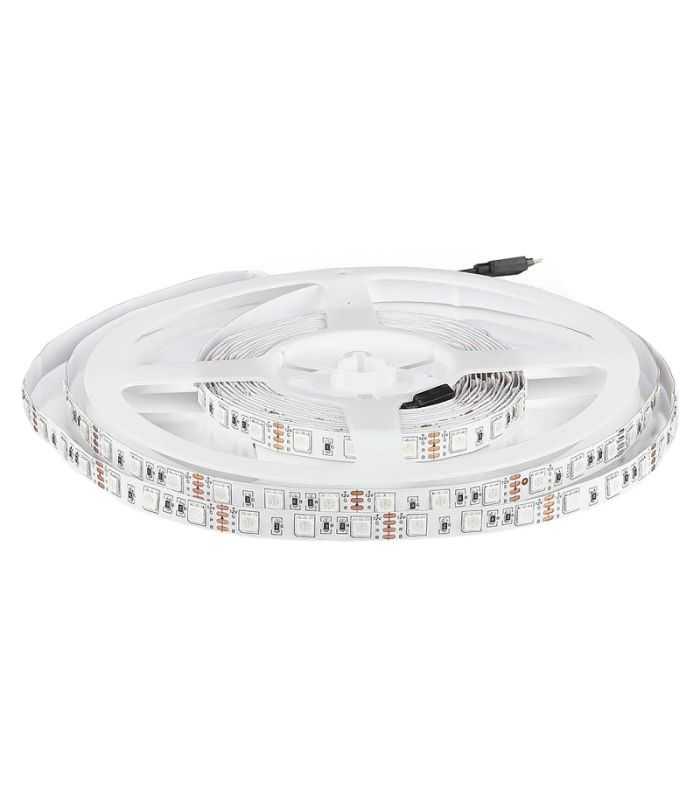Banda LED SMD5050 60LED/m GALBEN IP20 5m V-tac SKU-212156