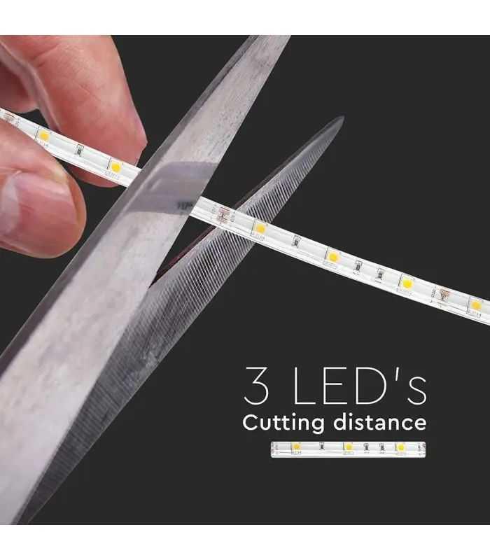 Banda Led Smd5050 Rgb 30led M 70lm M Ip65 5m V Tac