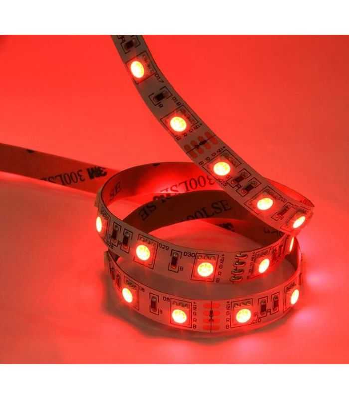 Banda Led Smd5050 Rgb Ip20 5m 12v 60led M 144w M Well Ledstrgb 5050 126010d202 5 Wl
