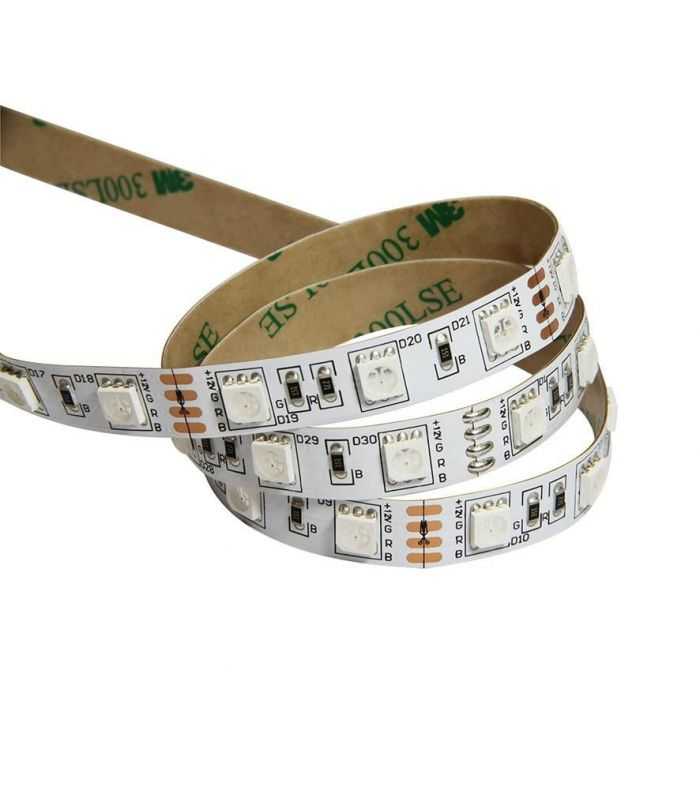 Banda Led Smd5050 Rgb Ip20 5m 12v 60led M 144w M Well Ledstrgb 5050 126010d202 5 Wl