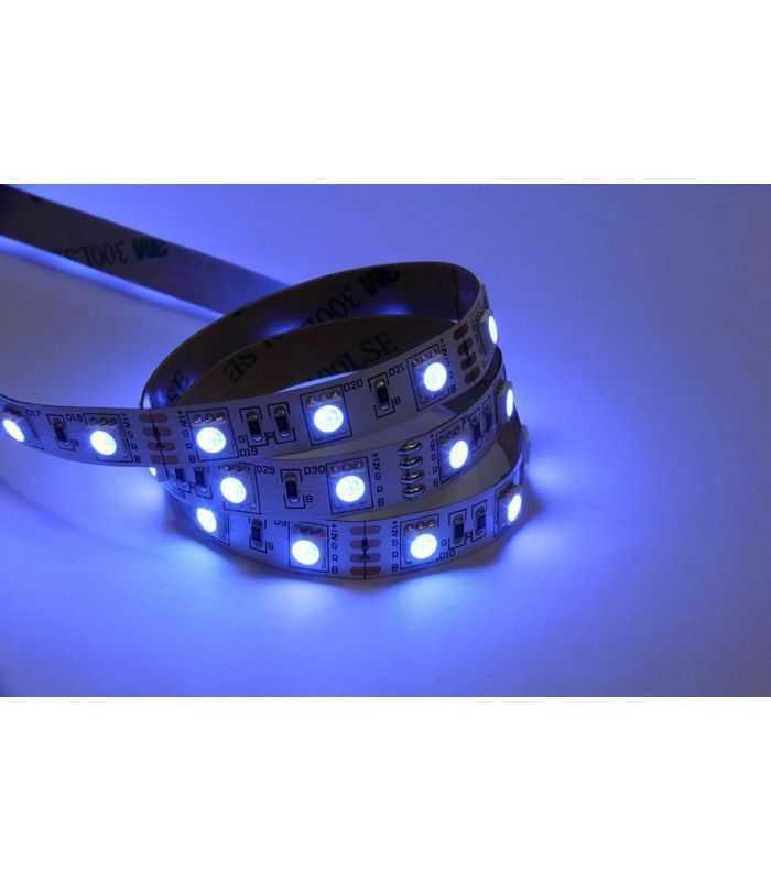 Banda LED SMD5050 RGB IP20 5m 12V 60LED/m 14.4W/m Well LEDSTRGB-5050-126010D202/5-WL