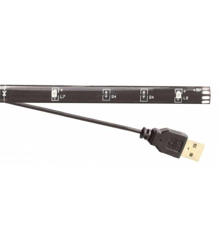 banda led usb pentru televizor 90cm 88lm 6500k lumina rece konig 1