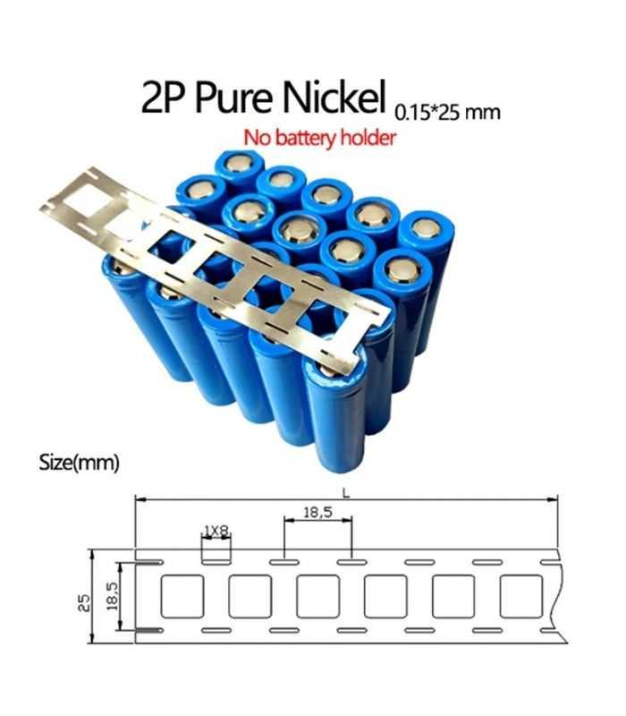 Banda Nichelata 015x25 Mm 1m Pentru 18650