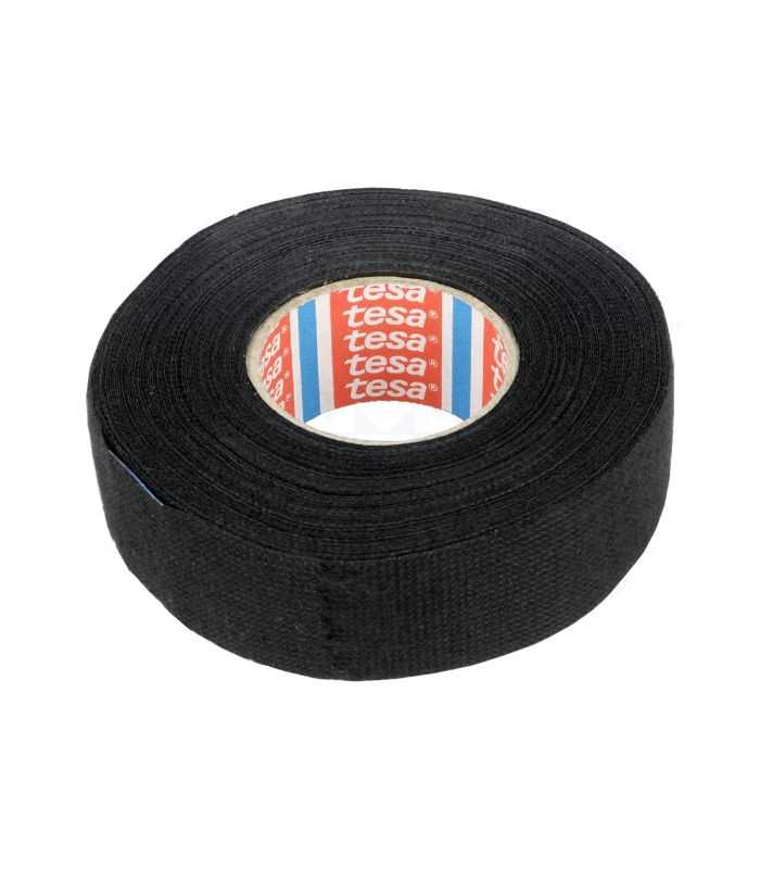 Banda textila 25mm 25m Thk 300um negru 105 grade C negru TESA 51608-00014-00