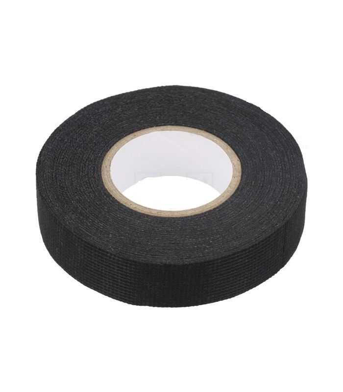 Banda Textila W 19mm L 15m Thk 013mm Acril Modificat Negru 3730 Tkaninowa Parciana 19mm 15m