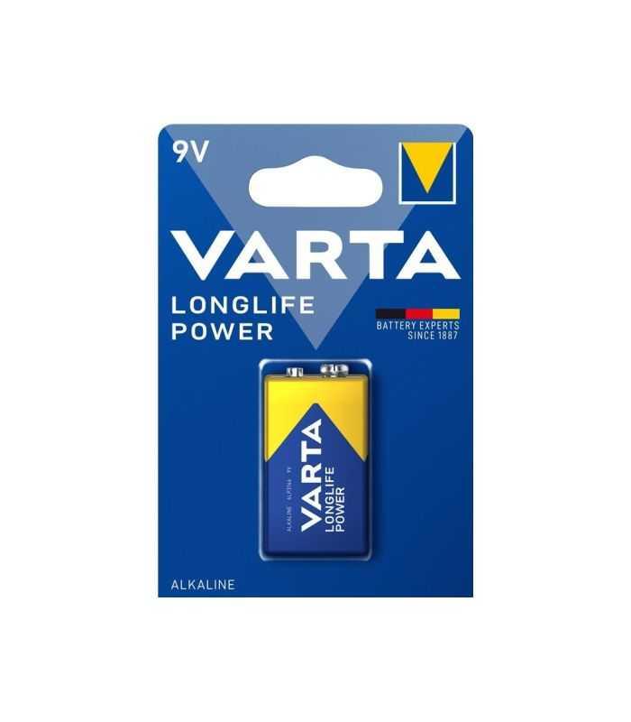 Baterie alcalina 9V LR22 Longlife Power Varta