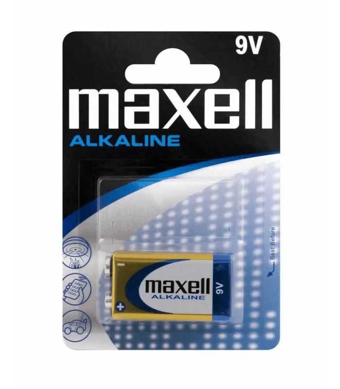 Baterie Alcalina 9v Maxell 1 Buc Blister