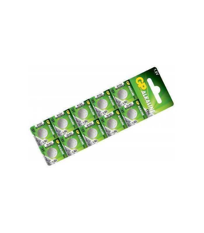 Baterie buton alcalina GP AG10 GP189 LR54 LR1130 1.5V 44mAh 11.6X3.05mm 1buc