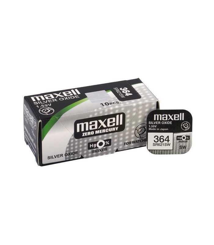 baterie ceas ag1 maxell sr621sw v364 155v oxid de argint 1
