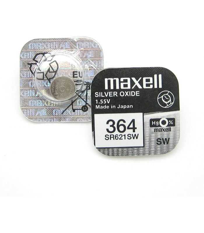 Baterie ceas AG1 Maxell SR621SW V364 1.55V oxid de argint