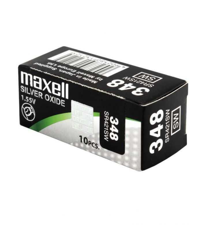Baterie Ceas Maxell Sr421sw V348 155v Oxid De Argint 1buc