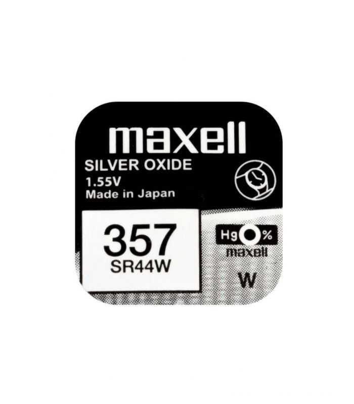 Baterie ceas Maxell SR44W V357 AG13 1.55V oxid de argint 1buc