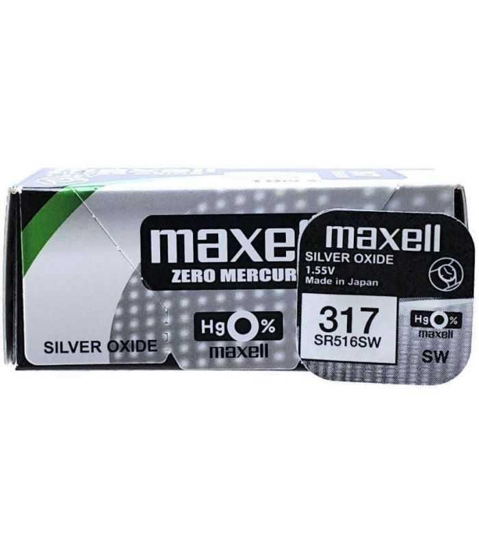 Baterie Ceas Maxell Sr516sw V317 Sr62 155v Oxid De Argint 1buc
