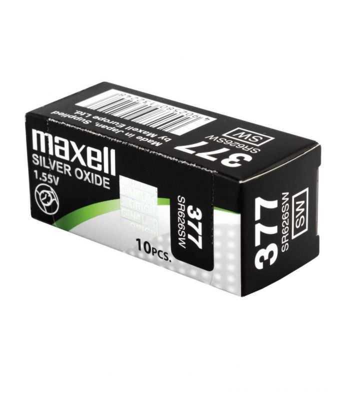 Baterie Ceas Maxell Sr626sw V377 Sr66 155v Oxid De Argint 1buc