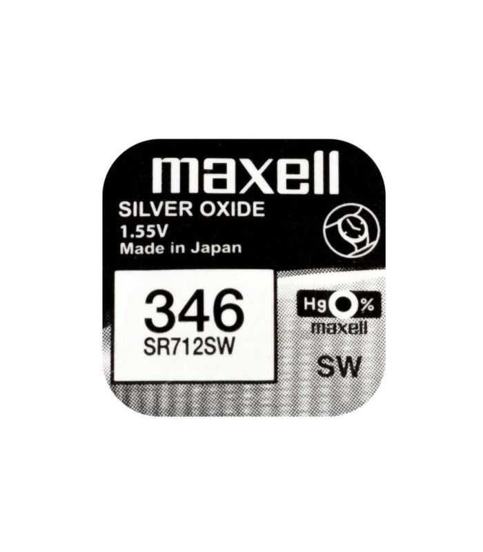 Baterie ceas Maxell SR712SW V346 1.55V oxid de argint 1buc