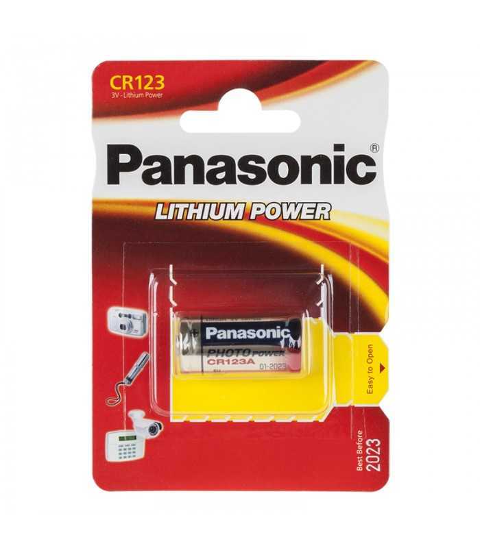 Baterie CR123 PANASONIC 3V LITHIUM 16.8x34.5mm 1buc blister