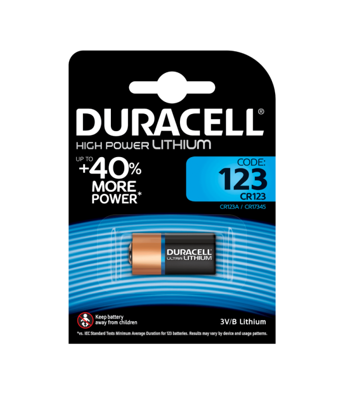 Baterie DURACELL CR123 3V LITIU 16.8x3.45mm