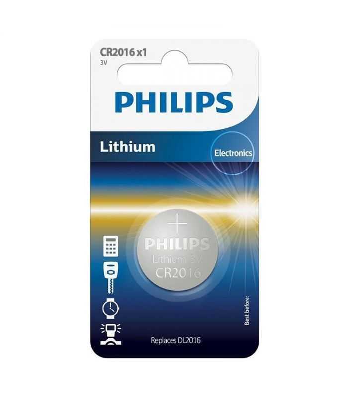 Baterie lithium CR2016 blister 1buc PHILIPS
