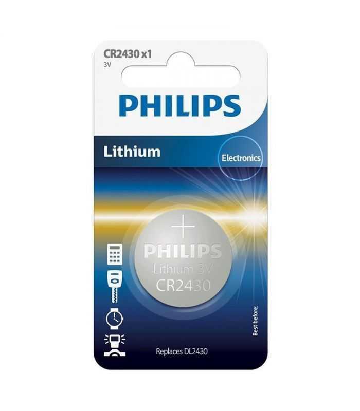 Baterie lithium CR2430 blister 1buc PHILIPS