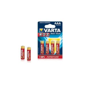 Baterii alcaline AAA Varta Max Tech 4buc