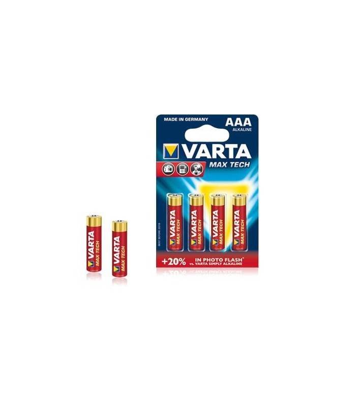 Baterii alcaline AAA Varta Max Tech 4buc