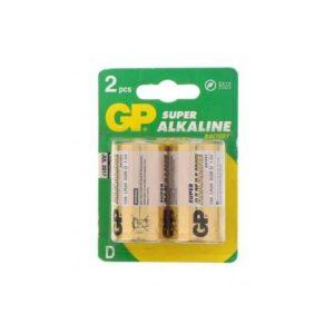 Baterii alcaline R20 D 2buc blister Super GP