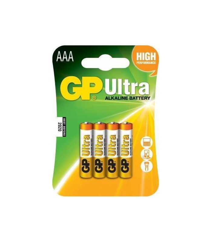 Baterii alcaline R3 AAA 4buc/blister Ultra GP