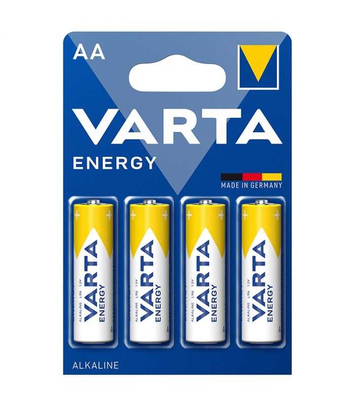 Baterii alcaline R6 AA 4buc/blister Energy Varta