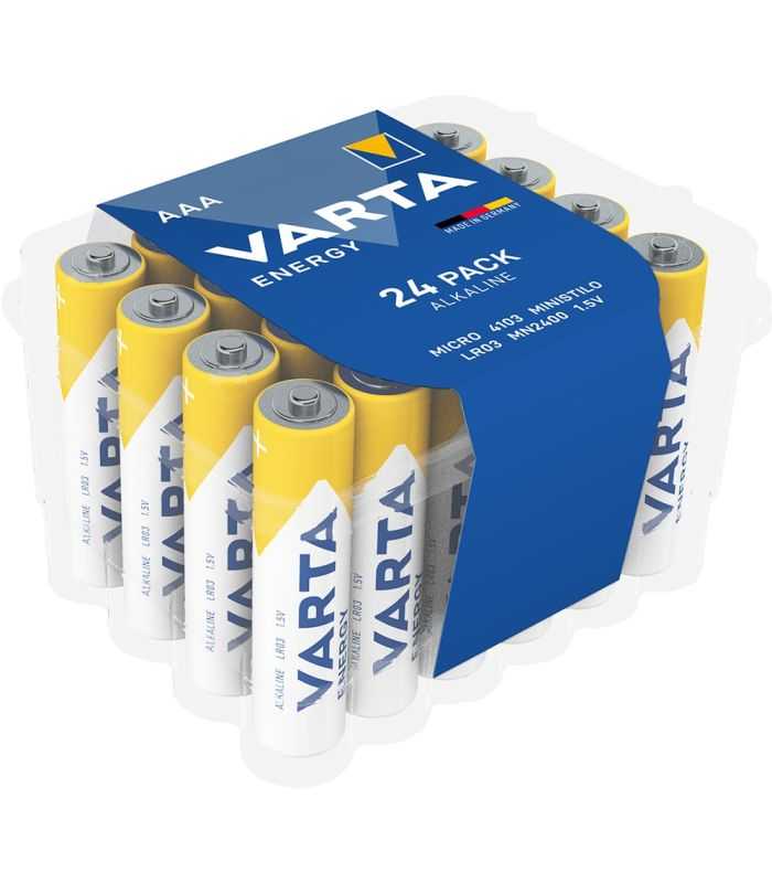 Baterii Alcaline Varta Energy Aaa Lr3 Set 24buc