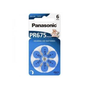Baterii aparate auditive PR675 V675 HA675 PR44 Panasonic 6buc