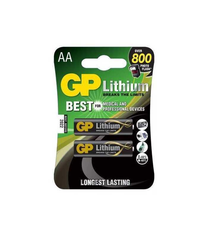 Baterii lithium R6 AA 2buc/blister GP