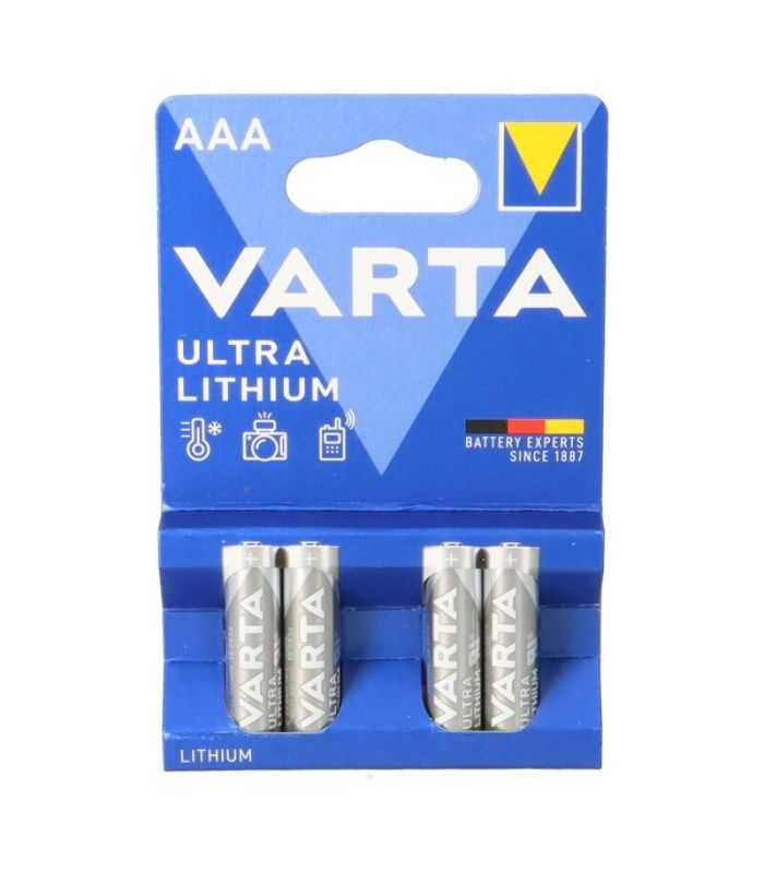baterii varta ultra lithium r3 aaa 4buc blister 2