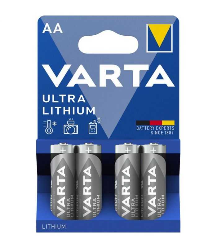 Baterii Varta Ultra Lithium R6 AA 4buc/blister