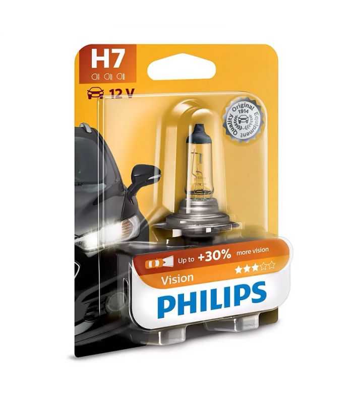 Bec auto H7 +30% 12V 55W 1600lm halogen PX26d VISION PHILIPS 40607130