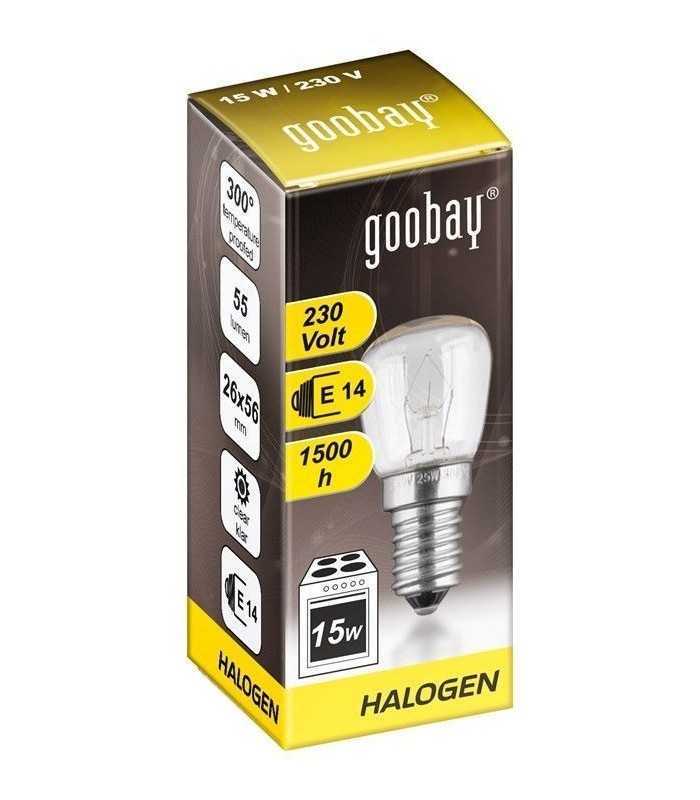bec cu incandescenta pentru cuptor e14 15w 1500h 2200k goobay 1