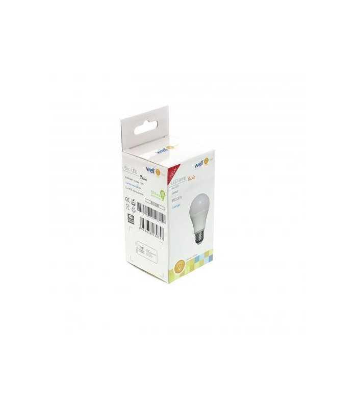 bec cu led a60 e27 12w 230v 950lm lumina rece basic well 1